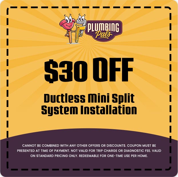 Discount on Ductless Mini Split System Installation
