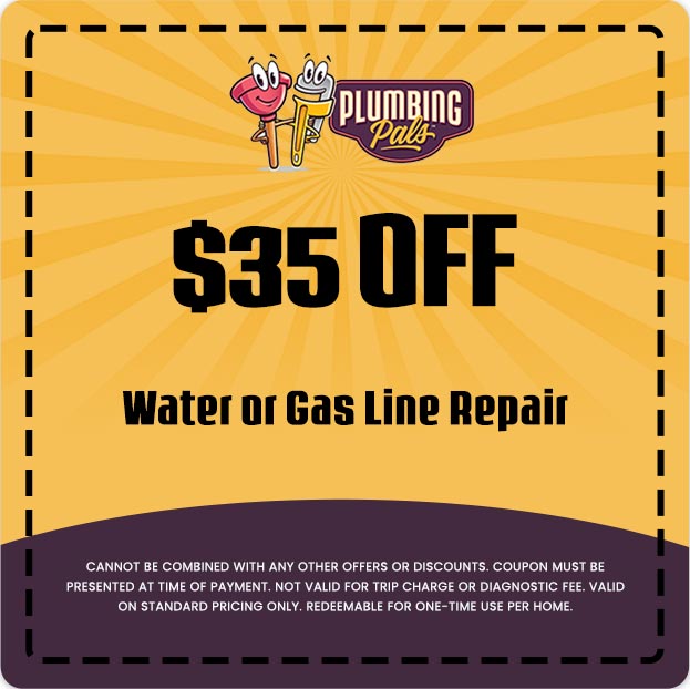 Discount on Water or Gas Line Repair