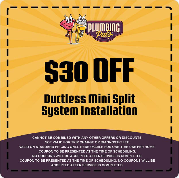 Discount on Ductless Mini Split System Installation