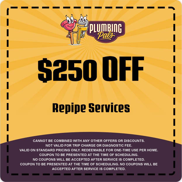 Discount for Repipe Services