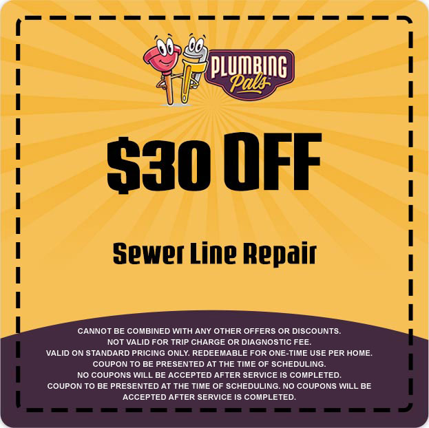 Discount for Sewer Line Repair